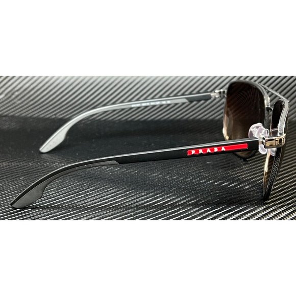 Prada Gunmetal Men's 62mm Sunglasses - Picture 3 of 4